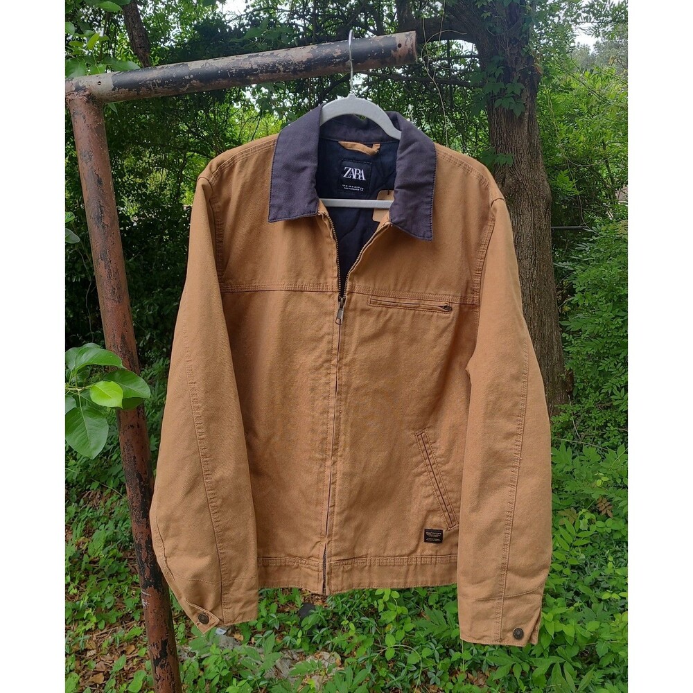 Zara Detroit DNWR Jacket Carhartt Style Canvas Workwear
